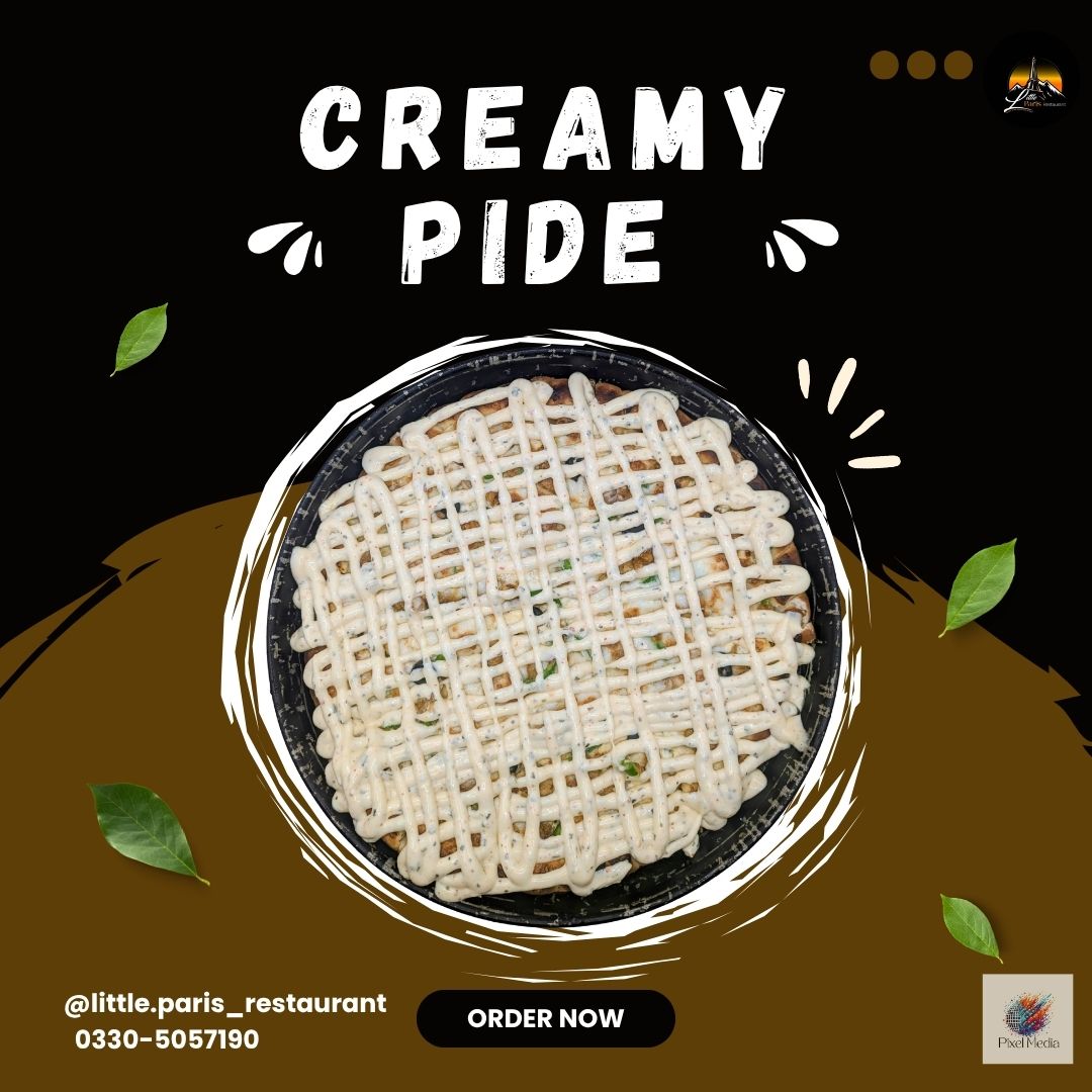 Creamy Pide design