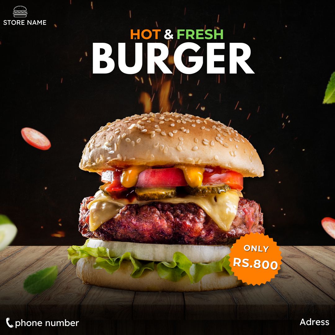 Hot & Fresh Burger